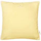 Tom Tailor Dekokissen TOM TAILOR HOME "Dove Signature" Gr. 1, gelb (hellgelb, sonnengelb, unifarben), B:40cm H:0,5cm L:40cm, Baumwolle, Polyester, Dekokissen_Sitzkissen_Kissenhüllen, mit Paspel, Kissenhülle ohne Füllung, 1 Stück