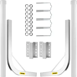 Vevor Bootsanhänger-Führung für 60-Zoll-Anhängerpfosten mit 2 PVC-Rohrabdeckungen,