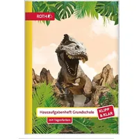 ROTH Roth, Heft + Block, Hausaufgabenheft Tyrannosaurus