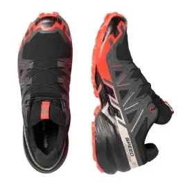Salomon Speedcross 6 Gore-Tex Herren Black/Fiery Red/Almond Milk 49 1/3
