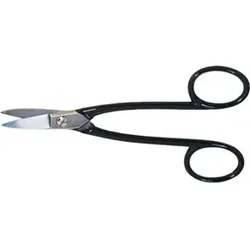 HOLEX Goldschmiedeschere gebogen mit Scherengriff 180 mm