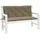 vidaXL Gartenbank-Auflagen 120 x 50 x 7 cm melange taupe 2 St.