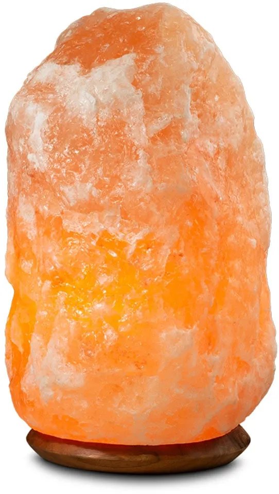 HIMALAYA SALT DREAMS Salzkristall-Tischlampe "Rock", orange, Lampen, Handgefertigt aus Salzkristall - jeder Stein ein Unikat, ca.18-22 kg