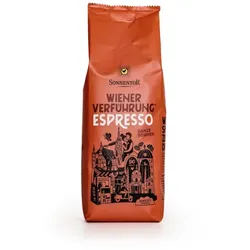Sonnentor Espresso Kaffee ganze Bohne Wiener Verführung bio 500g
