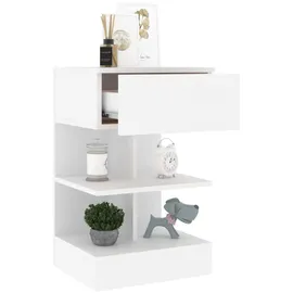vidaXL Nachtschrank 2 Stk. 40 x 35 x 65 cm Weiß