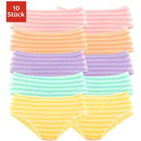 PETITE FLEUR PETITE FLEUR, Jazz-Pants Slips in gestreift-lila, gelb,