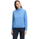 Betty Barclay Feinstrickpullover mit Rippenstruktur in Blue melange), | Gr.: 46