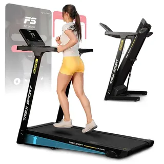 trex sport Laufband für zuhause TX-700TM RUNVO | Laufband klappbar bis 16 km/h, LCD-Display, 2 PS, | Treadmill mit 15 voreingestellten Programmen