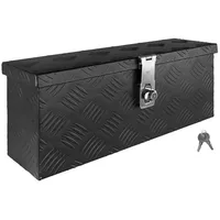 Trucky - Deichselbox Schwarz Werkzeugkasten Truckbox Alu Box Anhänger