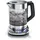 Arendo Wasserkocher 1,5 l, 2200 W, Edelstahl Glas, mit Basisstation & Temperatureinstellung 70°C - 100°C