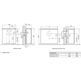 Vaillant Gas-Raumheizautomat VGR 51/4P für Außenwandanschluss cremeweiß/grau 0010007938