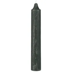 IB Laursen Dickere Rustikale Stabkerze 25 cm, Ø 3,8 cm, Höhe 25 cm, Ø 3,8 cm, dunkelgrün