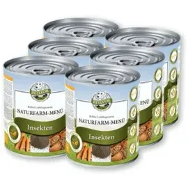 Bellfor Naturfarm-Menü Hundefutter Nass mit Insekten 6 x 800 g