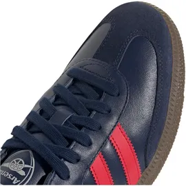 adidas FC Arsenal Samba Sneaker JQ4037 - night indigo/pure ruby/GUM5 43 1/3