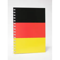 ADINA Premium Collegeblock Kollegblock "Deutschlandfahne" A5 dotted (gepunktet) 80 Blatt 90g/qm