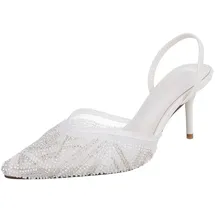 Ital-Design High Heel in Weiß | Gr.: 37