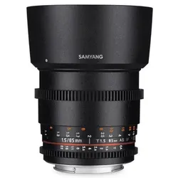 Samyang 85mm T1.5 VDSLR II Objektiv für Nikon