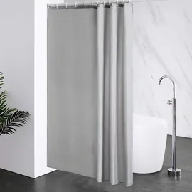 Furlinic Duschvorhang 150 x 180 cm grau