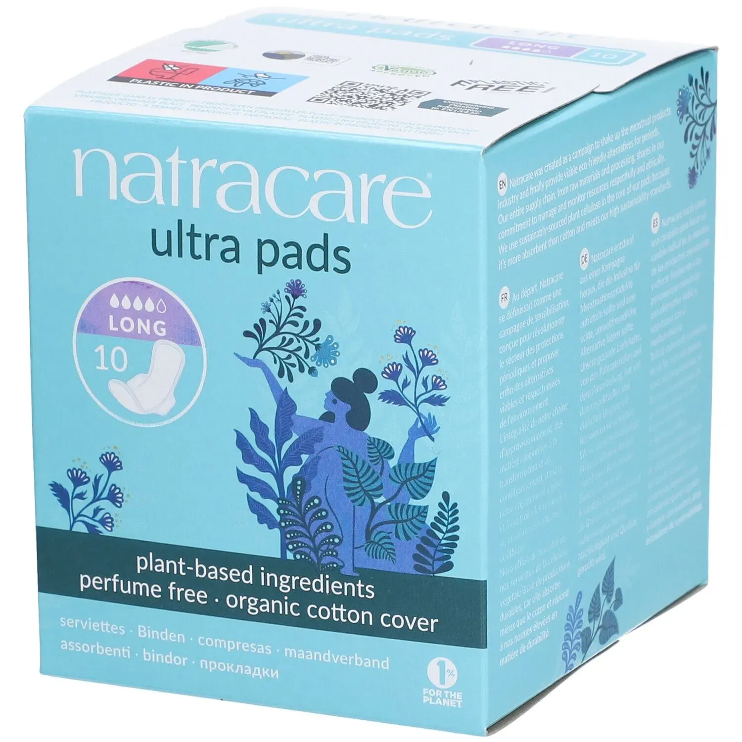 Natracare® Ultra lange Slips mit Flügeln