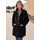 GOLDNER Langmantel GOLDNER "Stepp-Winterjacke mit Kapuze", Damen, Gr. 54, schwarz, Obermaterial: 50% Polyester PES. 50% Wolle mw., figurumspielend, Mäntel, Mit hochwertigem Twillfutter