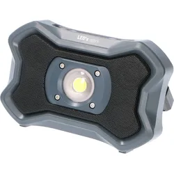 Shada  LED Wiederaufladbare kompakte Arbeitslampe 20W mit 2 Bluetooth Lautsprecher 2000LM 5000K 4000MAH 7.4V