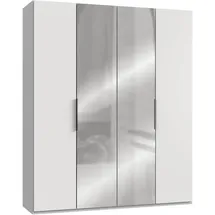 WIMEX Level 200 x 236 x 58 cm weiß mit Spiegeltüren