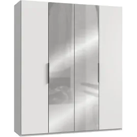WIMEX Level 200 x 236 x 58 cm weiß mit Spiegeltüren
