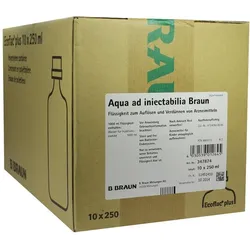 AQUA AD Injectabilia Ecoflac Plus Infusi 10X250 ml