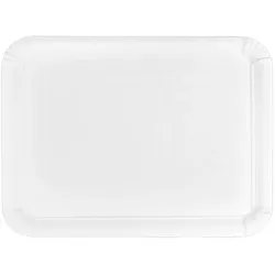 MONOUSO - Pappschale rechteckig weiß 25x34cm (400 Stück)