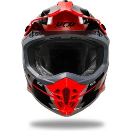 UFO PLAST Intrepid Helm GRAU XL