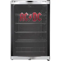 CUBES HC 203 E AC/DC Getränkekühlschrank (115 l, 845 mm hoch, Schwarz/Rot)
