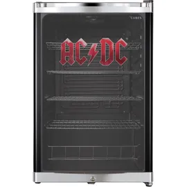 CUBES HC 203 E AC/DC Getränkekühlschrank (115 l, 845 mm hoch, Schwarz/Rot)