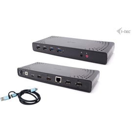 iTEC i-tec USB 3.0 / USB-C / Thunderbolt Dual Display Docking Station + PD 85W