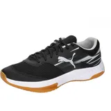 Puma Varion Ii Indoor Court Shoe, Black Cool Light Gray Yellow Blaze Gum, 46.5