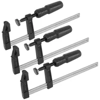 STAHLWERK 3 x Schraubzwinge 50x200 mm Klemmzwinge |stabile F-Zwinge