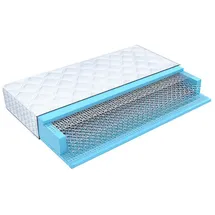 Matratzen Perfekt Federkernmatratze Orbias in Weiß – Gr.: 80 x 200 x 22 cm