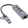InLine 4in1 Gigabit Hub, USB-C & USB-A 1x RJ45 3x USB 3.2 Gen.1),