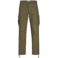 JACK & JONES Cargohose »JPSTKANE JJBARKLEY CARGO PANT NOOS« Jack & Jones Olive Night