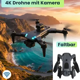 ideoon 4K Drohne mit Kamera Schwenkbar C0 Zertifiziert Faltbar GPS Rückkehr Hinderniserkennung Follow-Me
