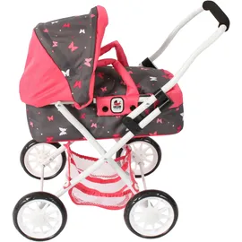Bayer Chic 2000 CHIC2000 Puppenwagen Smarty, Mini-Kuschelwagen, mit herausnehmbarer Tragetasche braun