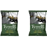 Tyrrells Sea Salt & Cider Vinegar, slow-cooked crisps, 150 (Packung mit 2)