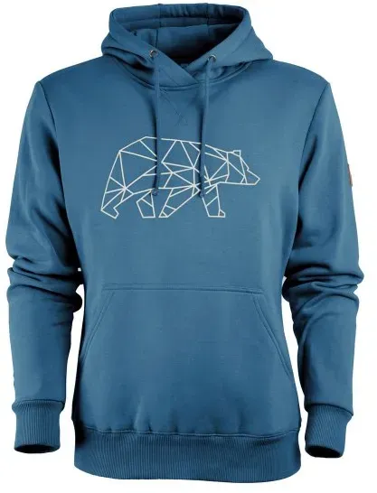 FORSBERG Pettarson Hoodie mit Logo  / hellgrau / M