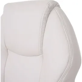 Mendler Massage-Bürostuhl HWC-A69 Kunstleder Beige