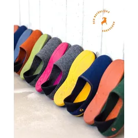 Gottstein Wool Slip-On Filzhausschuh grau