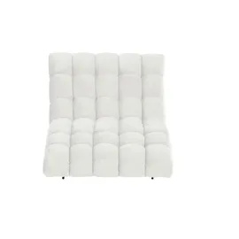 Switch Relaxliege Delphi Flachgewebe 120 x 84 x 168 cm Weiß