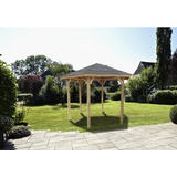 Wolff Finnhaus Pavillon Kreta 6 Grundbau B x T: 296 cm x 257 cm