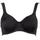 Rosa Faia Damen BH Twin Bügel-BH Mikrofaser T-Shirt-BH atmungsaktiv Schwarz 100B
