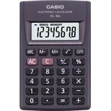 Casio HL-4A Taschenrechner Anthrazit Display (Stellen): 8 batteriebetrieben (B x H x T) 56 x 9 x 87 mm