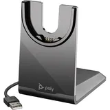 Poly Ladeschale für Voyager Focus 2 und Voyager 4300 Headsets; USB-A