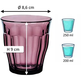 Duralex Picardie Glas 0,25 l 4 St.